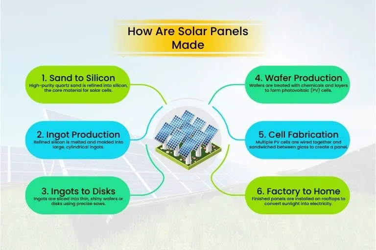 How Are Solar Panels Made